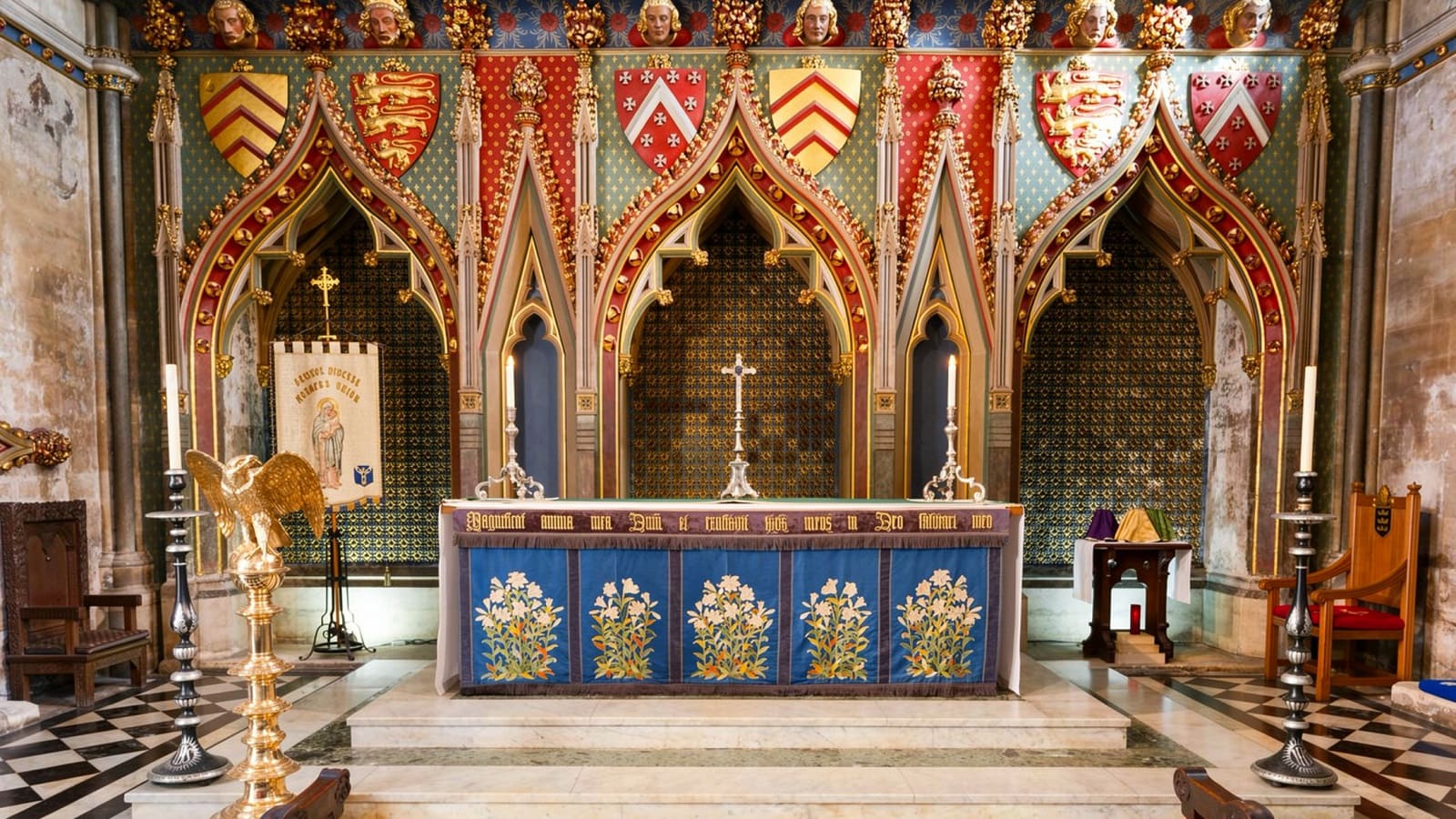 Lady Chapel inside Bristol Cathedral