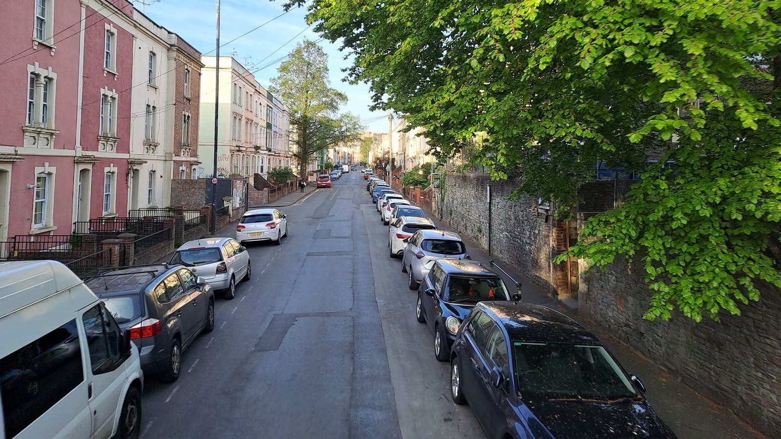 On-street parking and parking zones in Bristol